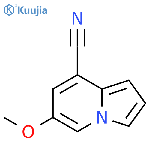 6-methoxy-8-Indolizinecarbonitrile structure