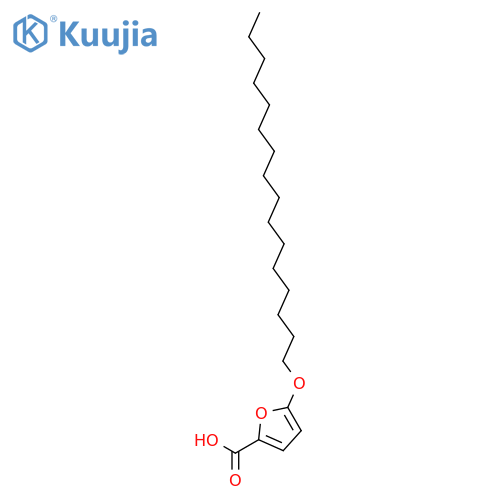 2-FURANCARBOXYLIC ACID, 5-(HEXADECYLOXY)- structure