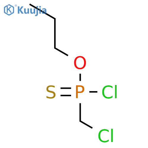 Phosphonochloridothioic acid, (chloromethyl)-, O-propyl ester structure