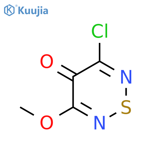 3-Chloro-5-methoxy-4H-1,2,6-thiadiazin-4-one structure