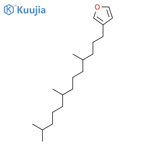 3-(4,8,12-trimethyltridecyl)furan structure