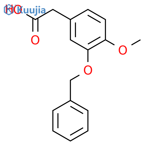 3-(Benzyloxy)-4-methoxyphenylacetic Acid structure