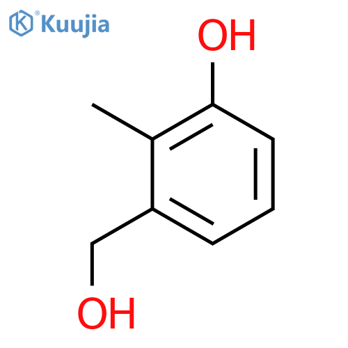 3-(Hydroxymethyl)-2-methylphenol structure