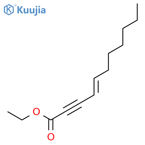 4-Undecen-2-ynoic acid, ethyl ester, (4E)- structure