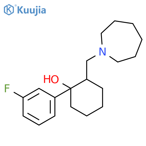 CYCLOHEXANOL, 1-(3-FLUOROPHENYL)-2-[(HEXAHYDRO-1H-AZEPIN-1-YL)METHYL]- structure