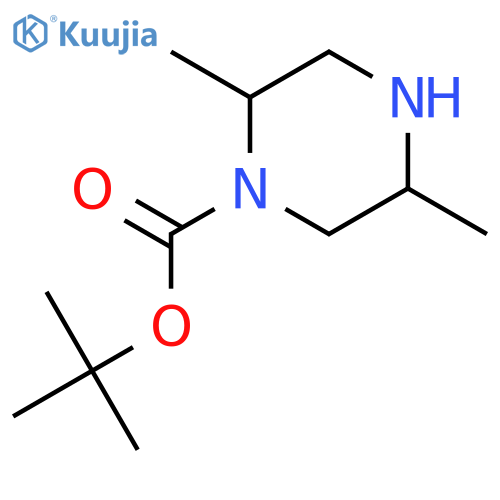 tert-butyl (2S,5R)-2,5-dimethylpiperazine-1-carboxylate structure