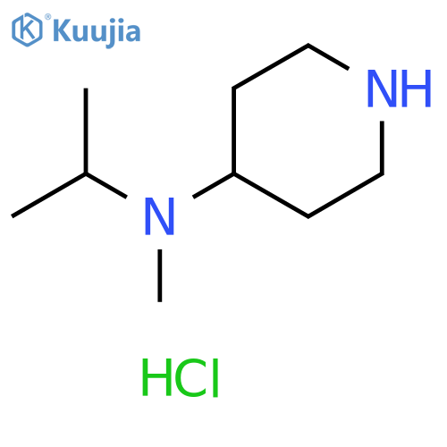 N-methyl-N-(propan-2-yl)piperidin-4-amine dihydrochloride structure