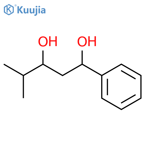 1,3-Pentanediol, 4-methyl-1-phenyl- structure
