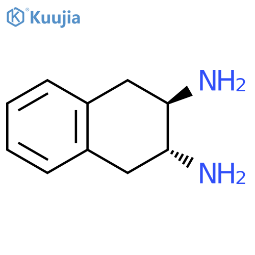 2,3-Naphthalenediamine, 1,2,3,4-tetrahydro-, (2R,3R)-rel- structure