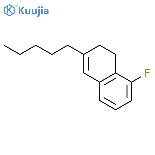 NAPHTHALENE, 8-FLUORO-1,2-DIHYDRO-3-PENTYL- structure