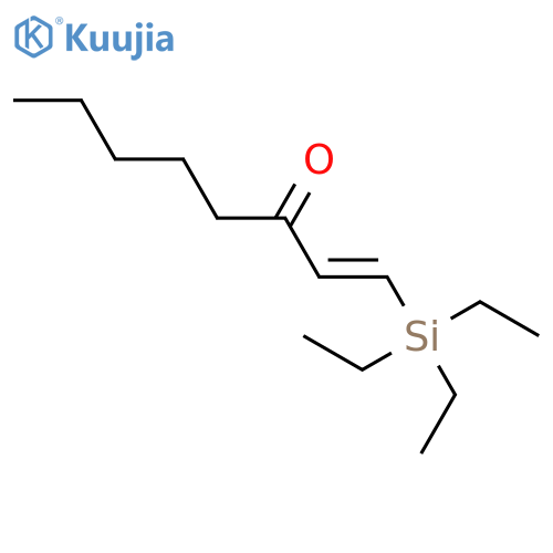 1-Octen-3-one, 1-(triethylsilyl)- structure