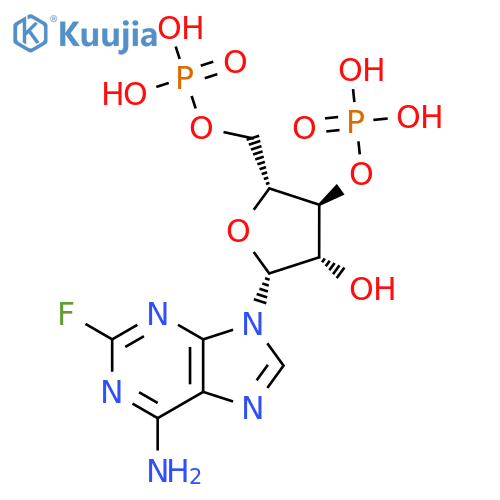 9-(3,5-Di-O-phosphono-β-D-arabinofuranosyl)-2-fluoro-9H-purin-6-amine structure