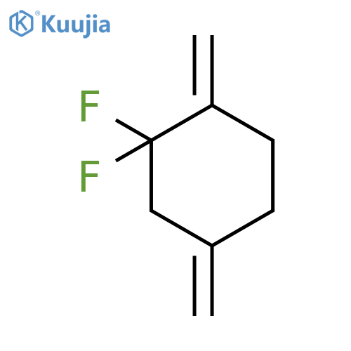 CYCLOHEXANE, 1,1-DIFLUORO-2,5-BIS(METHYLENE)- structure