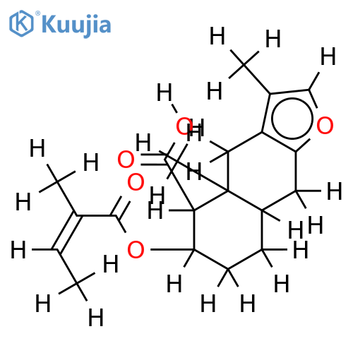 3-Angeloyl-3beta-3-Hydroxyfuranoeremophilan-15-oic acid structure