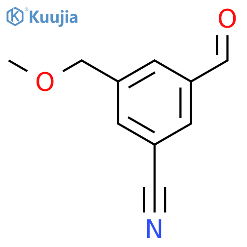 3-formyl-5-(methoxymethyl)benzonitrile structure