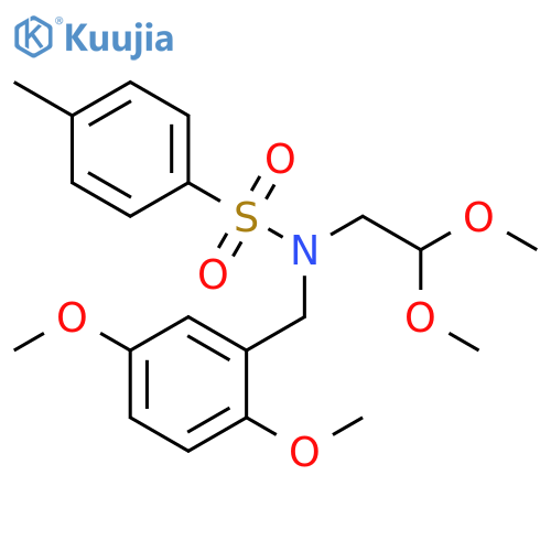 Benzenesulfonamide,N-(2,2-dimethoxyethyl)-N-[(2,5-dimethoxyphenyl)methyl]-4-methyl- structure