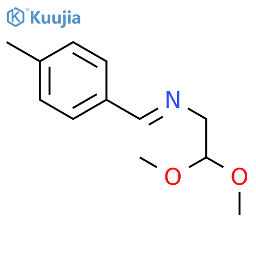 Ethanamine, 2,2-dimethoxy-N-[(4-methylphenyl)methylene]- structure
