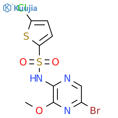 2-THIOPHENESULFONAMIDE, N-(5-BROMO-3-METHOXYPYRAZINYL)-5-CHLORO- structure
