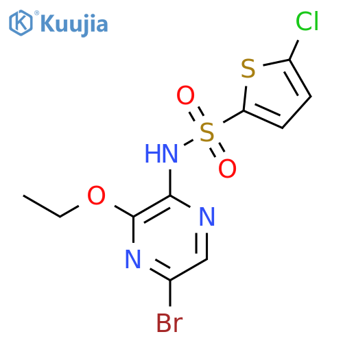 2-Thiophenesulfonamide, N-(5-bromo-3-ethoxypyrazinyl)-5-chloro- structure