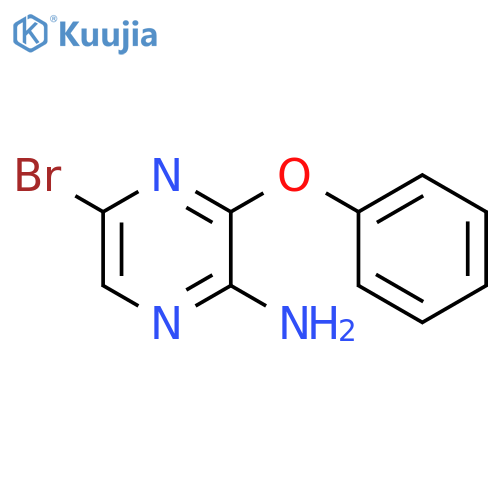 5Bromo-3-phenoxypyrazin-2-amine structure