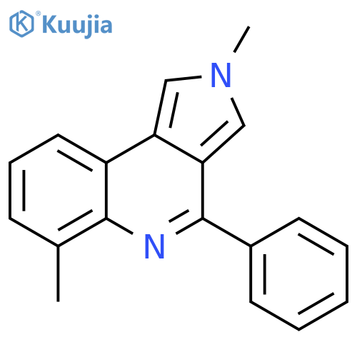 2H-PYRROLO[3,4-C]QUINOLINE, 2,6-DIMETHYL-4-PHENYL- structure