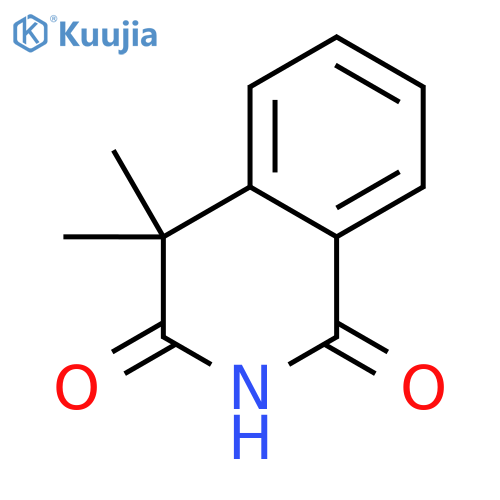 4,4-dimethyl-1,2,3,4-tetrahydroisoquinoline-1,3-dione structure