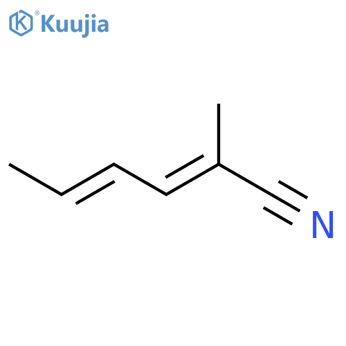 2,4-Hexadienenitrile, 2-methyl- structure