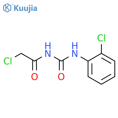 Acetamide, 2-chloro-N-[[(2-chlorophenyl)amino]carbonyl]- structure