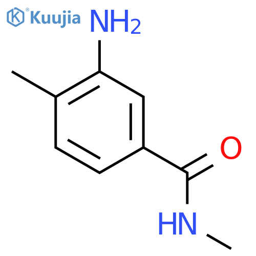 3-Amino-N,4-dimethylbenzamide structure