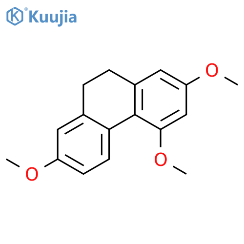2,4,7-trimethoxy-9,10-dihydrophenanthrene structure