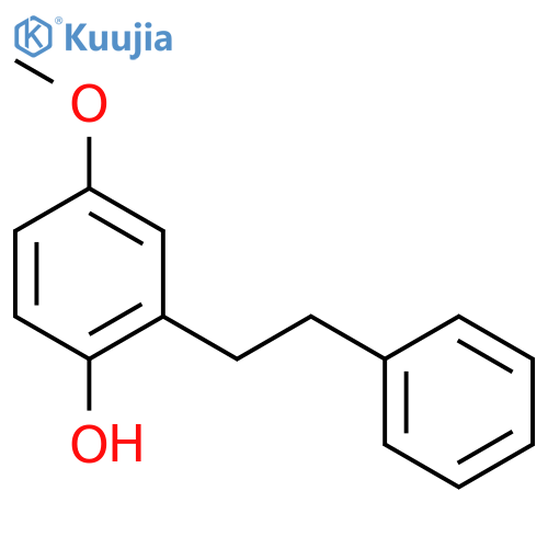 Phenol, 4-methoxy-2-(2-phenylethyl)- structure