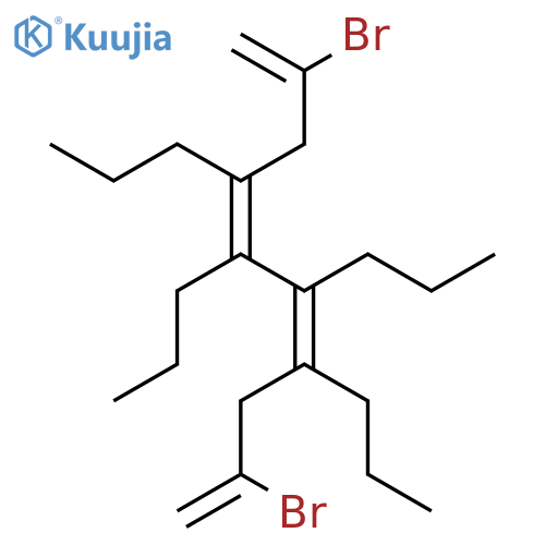 1,4,6,9-Decatetraene, 2,9-dibromo-4,5,6,7-tetrapropyl-, (4Z,6Z)- structure