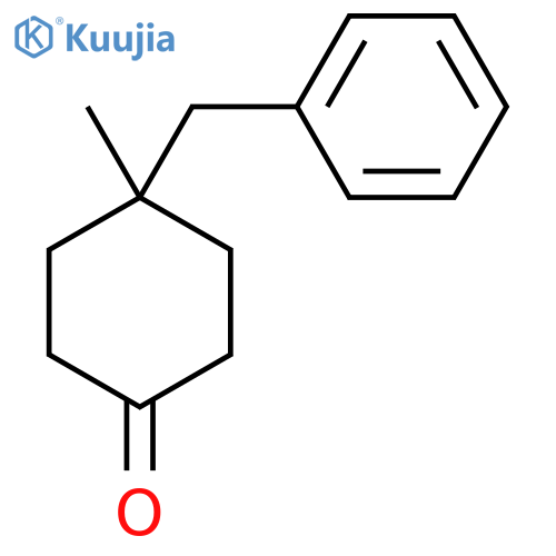 4-Methyl-4-(phenylmethyl)-cyclohexanone structure
