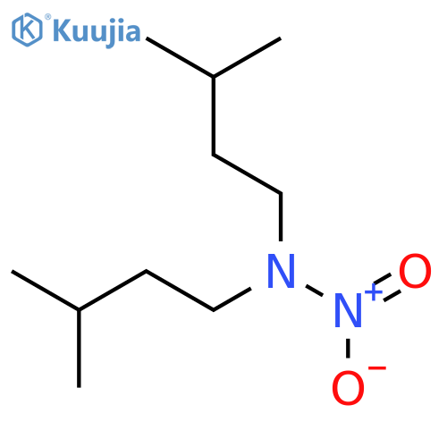 N-nitrobis(3-methylbutyl)amine structure