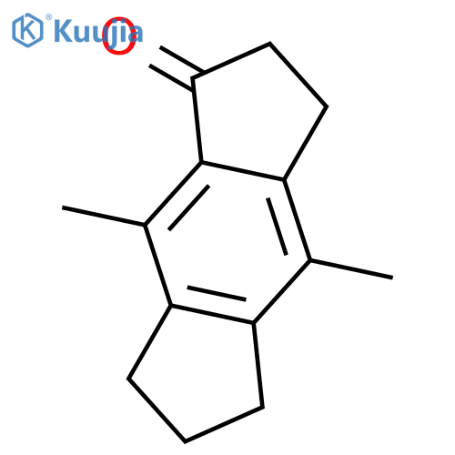 3,5,6,7-Tetrahydro-4,8-dimethyl-s-indacen-1(2H)-one structure