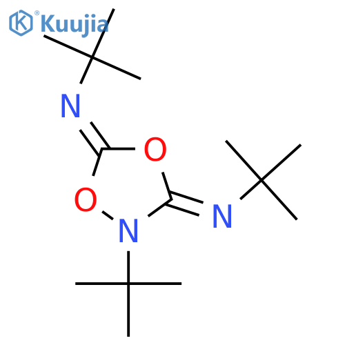 3-N,5-N,2-Tritert-butyl-1,4,2-dioxazolidine-3,5-diimine structure