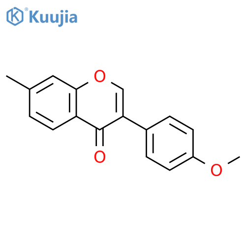 4H-1-Benzopyran-4-one, 3-(4-methoxyphenyl)-7-methyl- structure