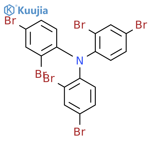 Benzenamine, 2,4-dibromo-N,N-bis(2,4-dibromophenyl)- structure