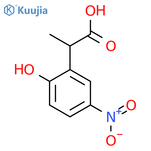 3-(2-hydroxy-5-nitrophenyl)propanoic acid structure