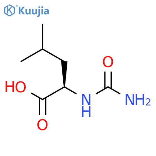 D-Leucine, N-(aminocarbonyl)- structure