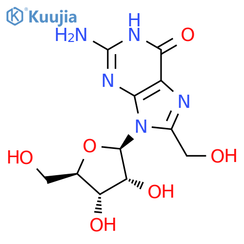 Guanosine, 8-(hydroxymethyl)- structure