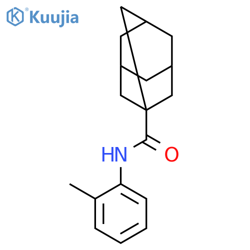 Tricyclo[3.3.1.13,7]decane-1-carboxamide, N-(2-methylphenyl)- structure