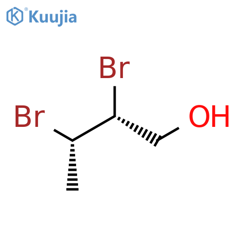 1-BUTANOL, 2,3-DIBROMO-, (R*,S*)- structure