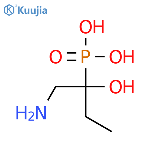 PHOSPHONIC ACID, [1-(AMINOMETHYL)-1-HYDROXYPROPYL]- structure