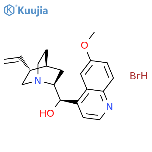 Cinchonan-9-ol,6'-methoxy-, hydrobromide (1:1), (8a,9R)- structure