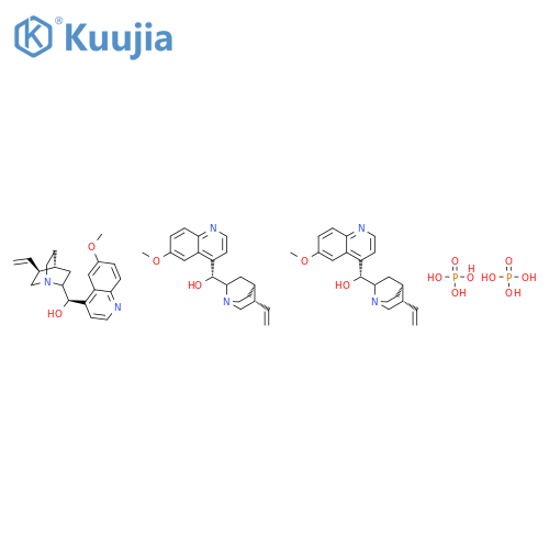Triquinine bis(phosphate) structure
