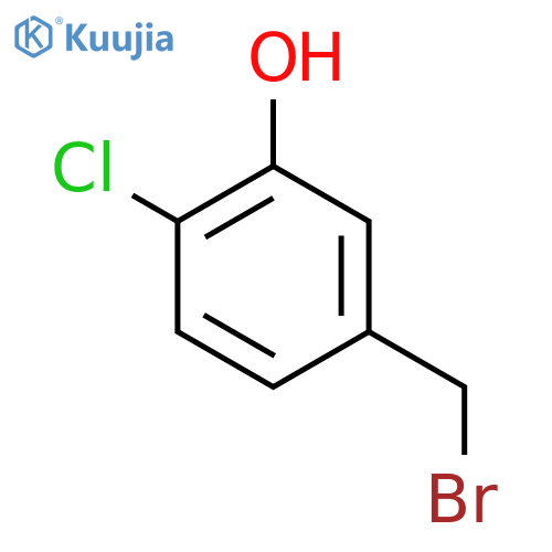 5-(Bromomethyl)-2-chlorophenol structure