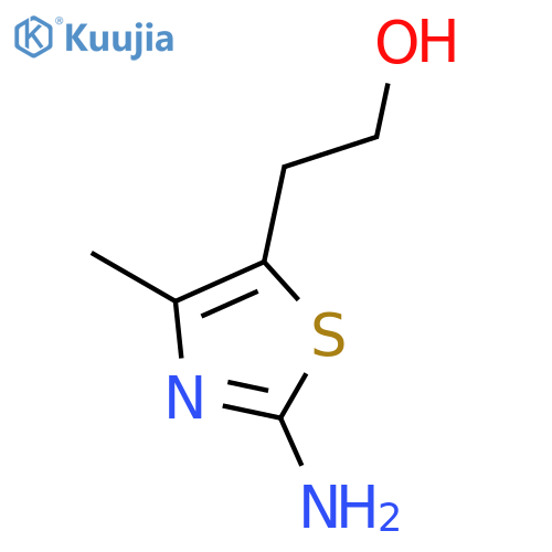 2-(2-amino-4-methyl-1,3-thiazol-5-yl)ethanol;hydrochloride structure