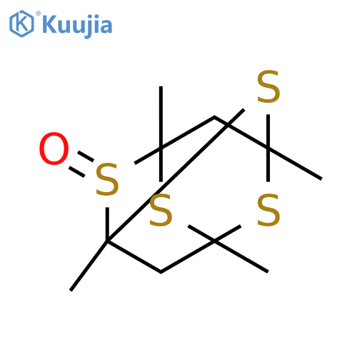 2,4,6,8-Tetrathiatricyclo[3.3.1.13,7]decane, 1,3,5,7-tetramethyl-, 2-oxide structure