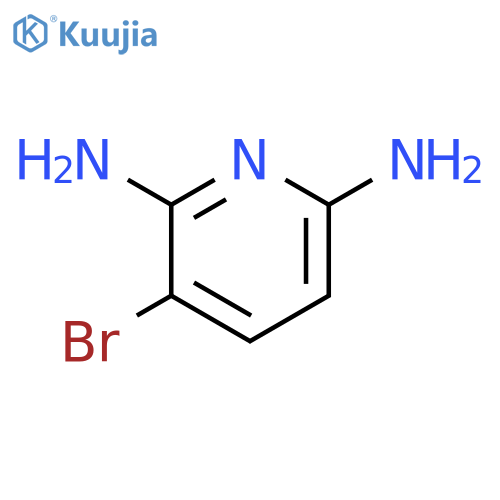 3-Bromopyridine-2,6-diamine structure